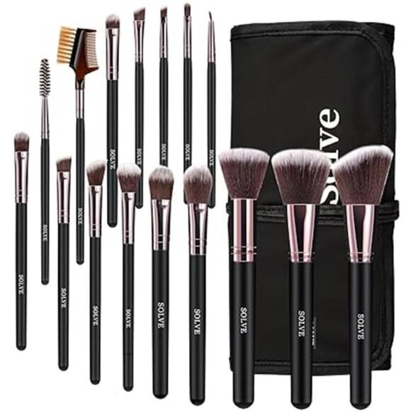Makeup Brushes Professional 16pcs Brushes Set with case๏ผface makeup brushes set - Picture 8 of 8